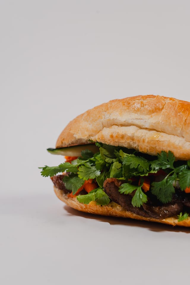 Petit Shaking Beef Banh Mi.
