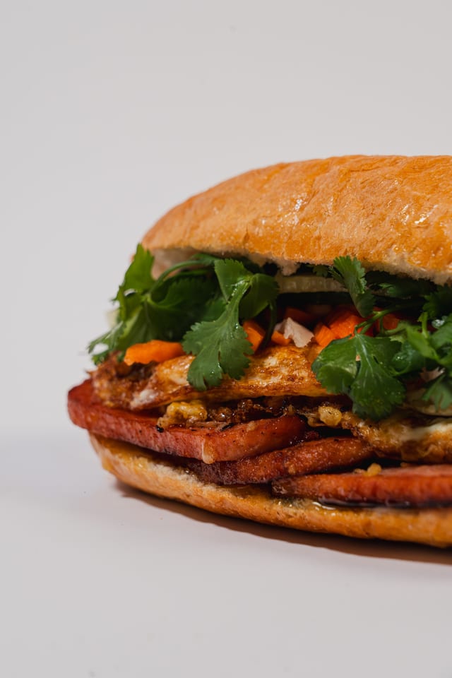 Spam & Egg Banh Mi.